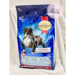 Thức ăn hạt cho chó Smartheart Power Pack Adult 3Kg