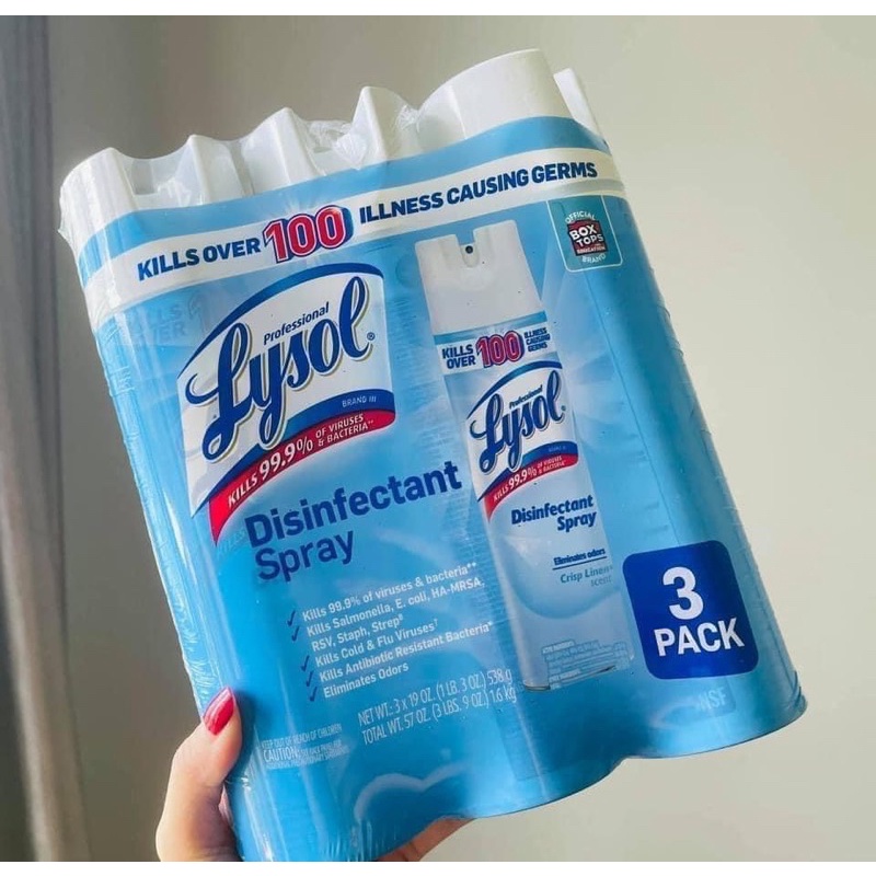 Xịt khuẩn Lysol hàng Mỹ