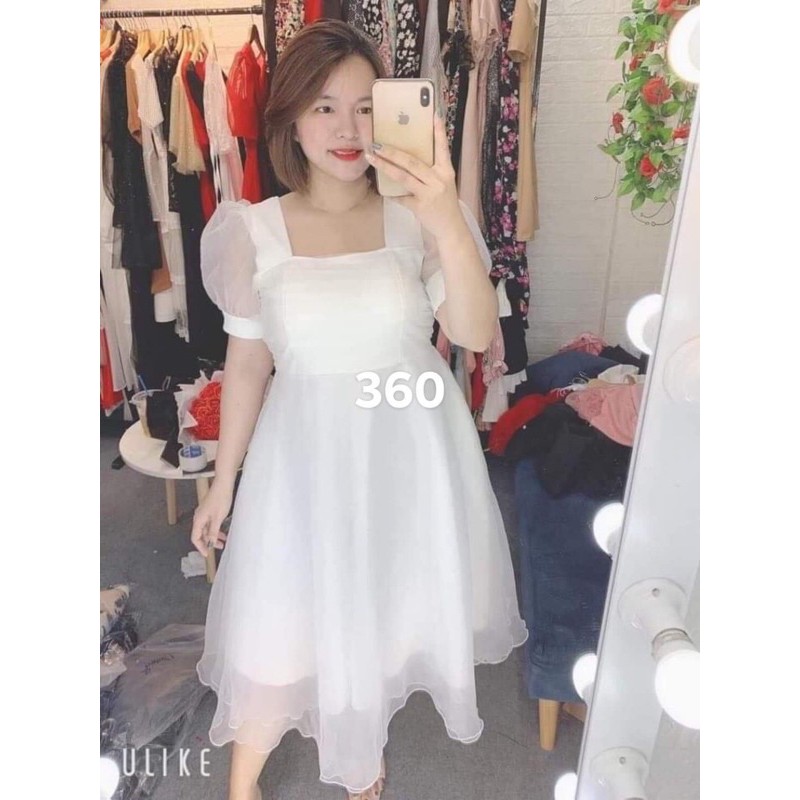 đầm công chúa bánh bèo bigsize size 80-95kg bao vừa số đo 120-105-free