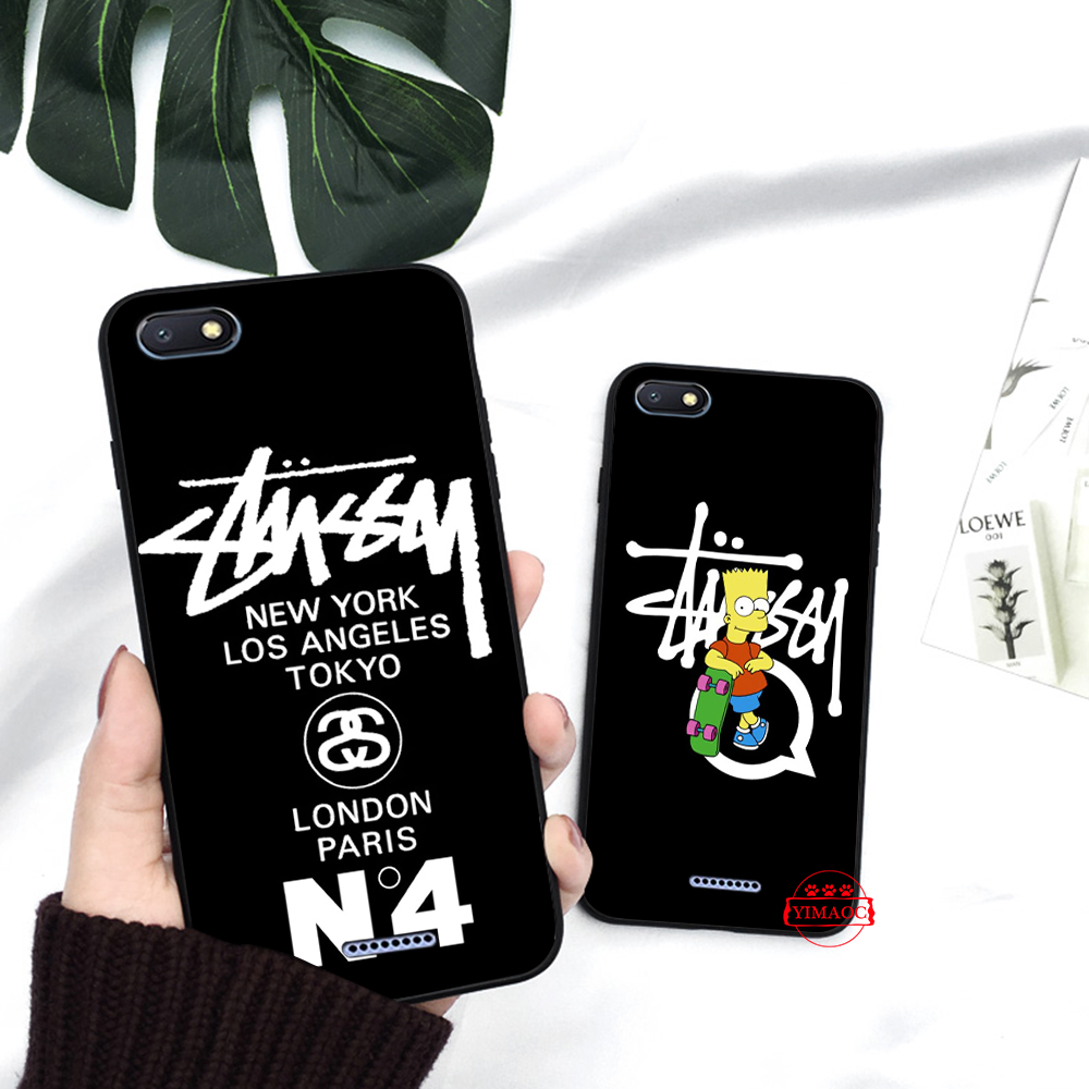 Ốp Điện Thoại Mềm In Logo Stussy 22e Cho Xiaomi Mi 11i 11 Ultra Poco F3 Redmi K40 Note 9 10 Pro Max