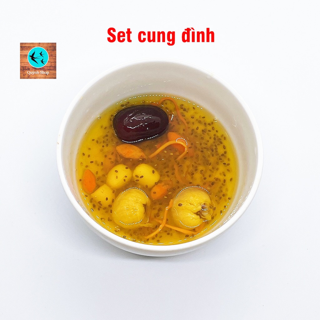 Set yến sào baby chia sẵn tặng kèm hũ và đường phèn chưng tại nhà