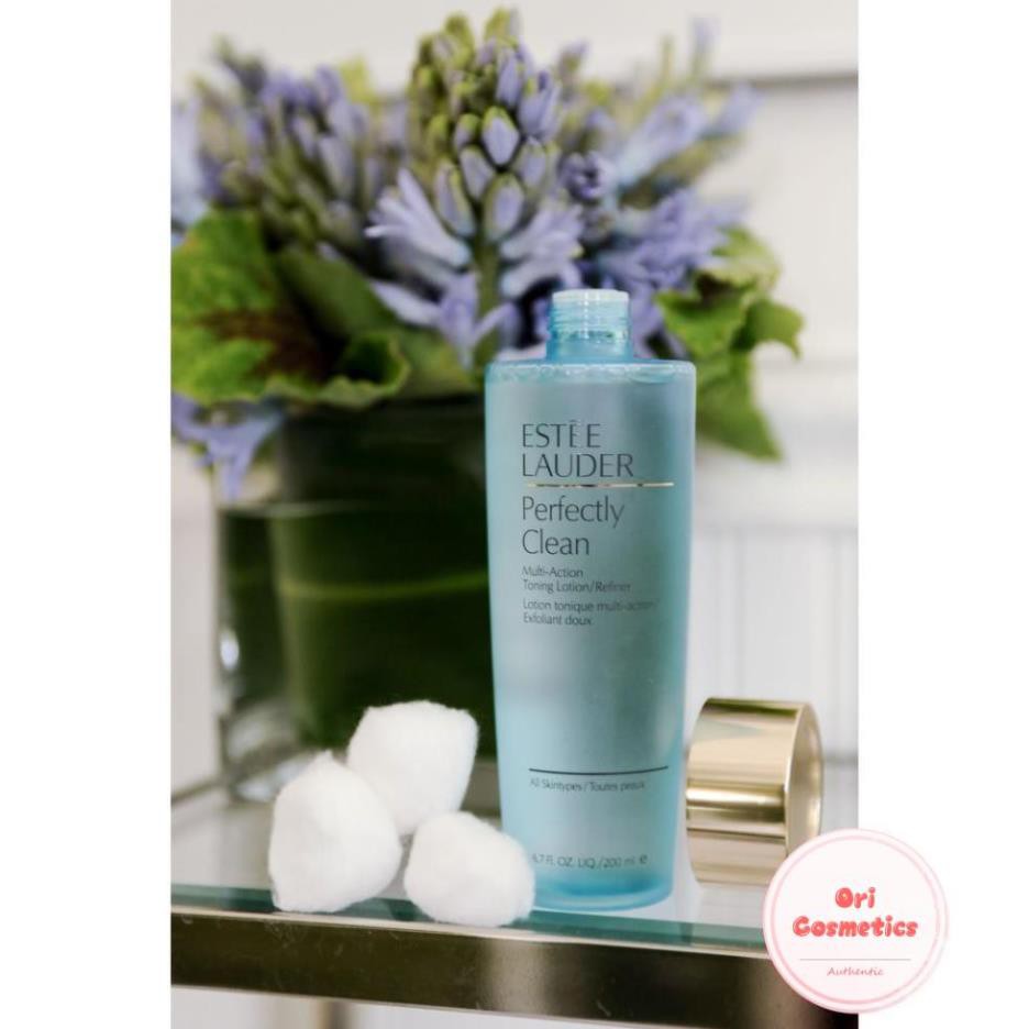 [Chính hãng] Fullsize - Nước hoa hồng 2-in-1 Estee Lauder Perfectly Clean Multi-Action Toning Lotion/Refiner 200ml