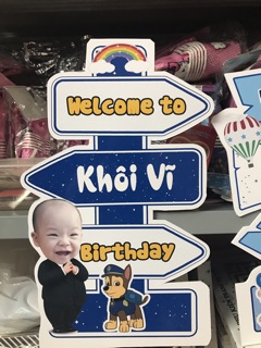 ( Video SP thật) Cây Welcome sinh nhật cho bé