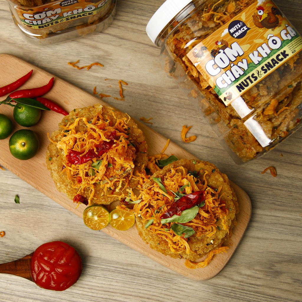 Cơm Cháy Lắc Khô Gà Hủ 300G/500G - GÀ BEO FOOD