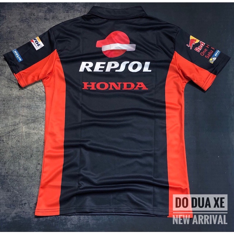 Áo thun đua xe polo Moto GP_Honda