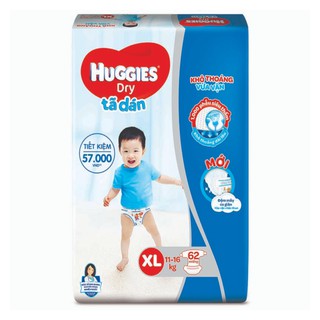 Tã dán HUGGIES M76/L68/XL62/XXL56