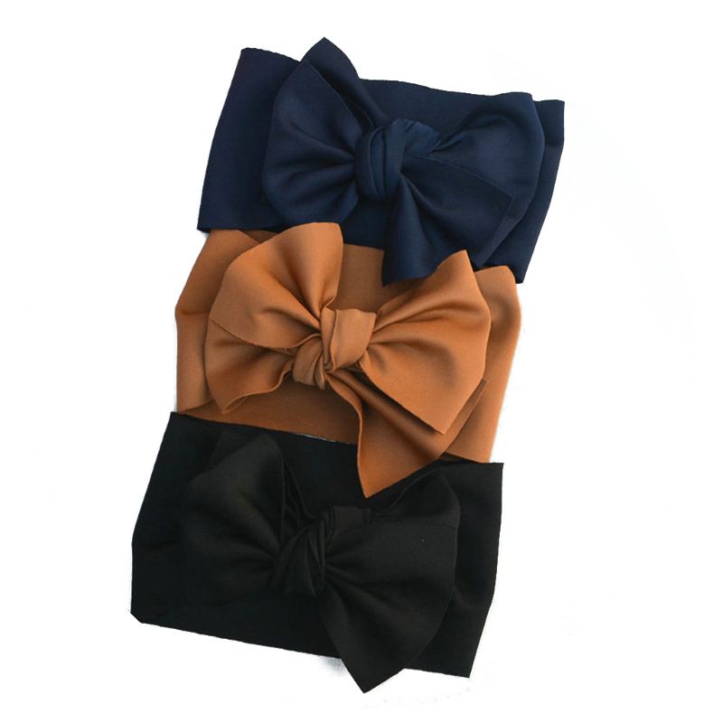 Set 3 Băng Đô Thắt Nơ Cỡ Lớn Dành Cho Bé Gái