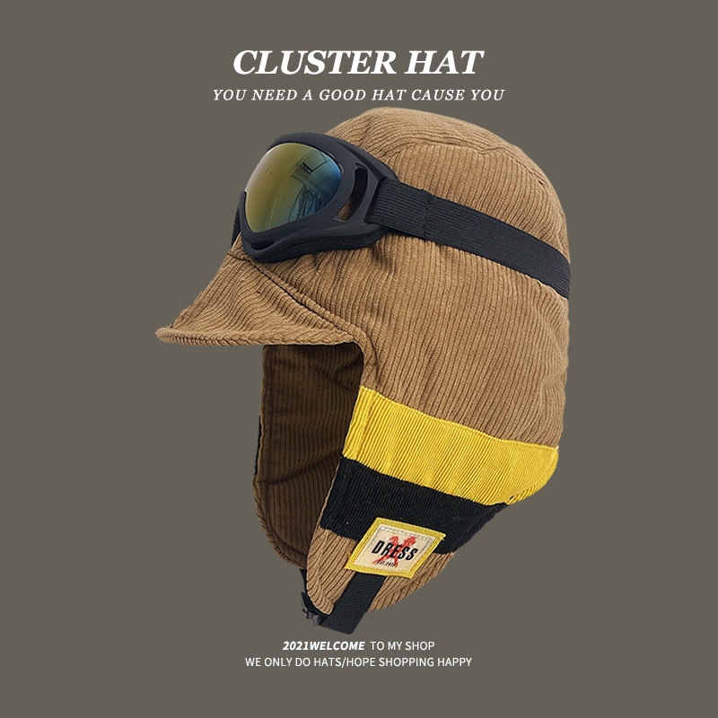 Mũ beret / mũ len/ mũ dệt kim màu cà phê/ nâu camel ngọt ngào dễ thương thời trang thu đông cho nữ