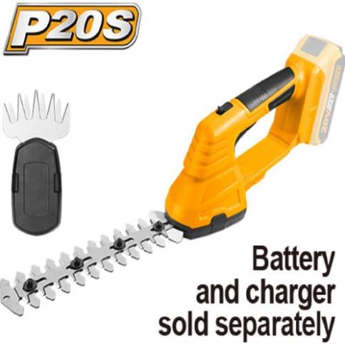 Máy cắt tỉa hàng rào cầm tay dùng pin sạc 20V INGCO CSTLI2001 Lưỡi cắt laser chất liệu SK5 - chăm sóc sân vườn hàng rào
