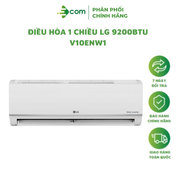 Điều hòa 1 chiều Inverter LG 9200BTU V10ENW1