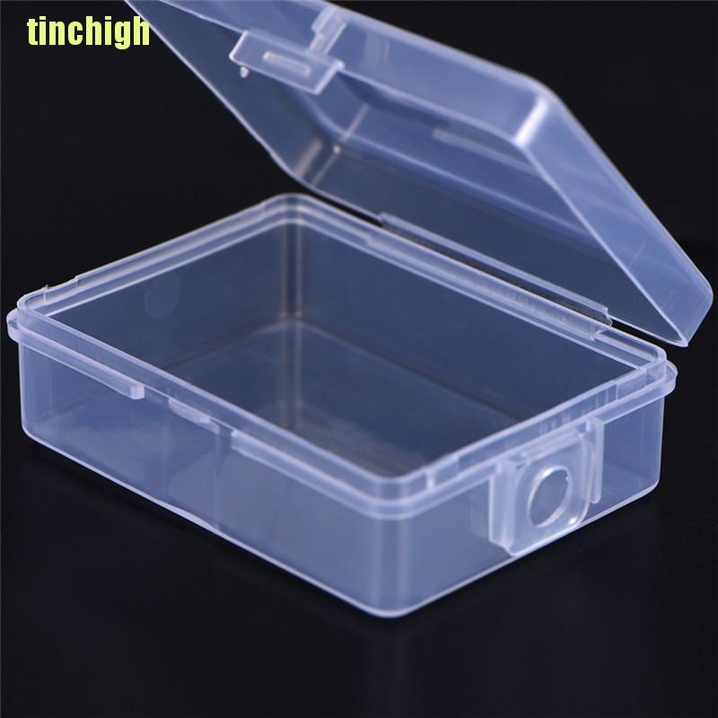 Bộ 2 Hộp Nhựa Trong Suốt Hình Vuông Đa Năng