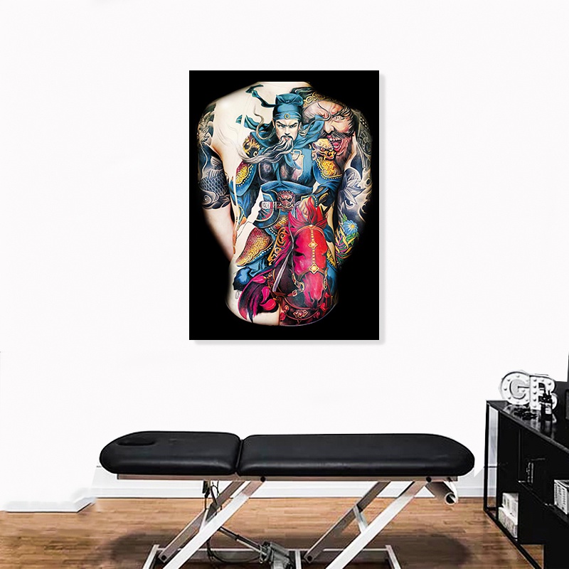 Tranh Hình Xăm - Tranh Tattoo Trang Trí Tiệm Xăm Tattoo