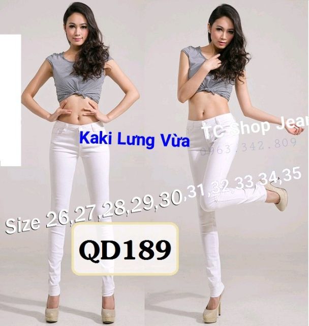 QUẦN KA KI NỮ CỰC CO GIẢN HAI MÀU ĐEN VÀ TRẮNG | BigBuy360 - bigbuy360.vn