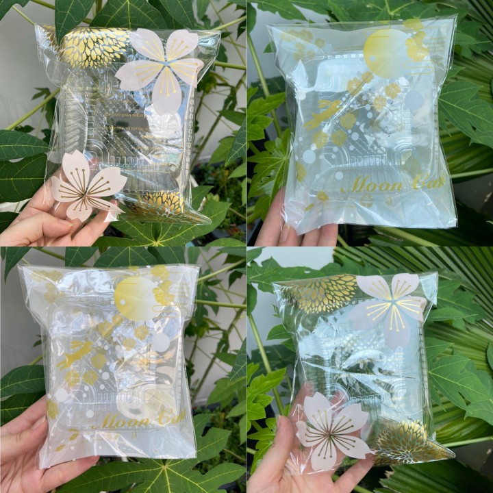 Khuôn rau câu trung thu TRẮNG 9cm hàng sẵn làm thạch  - Moon cake jelly mold mould tray