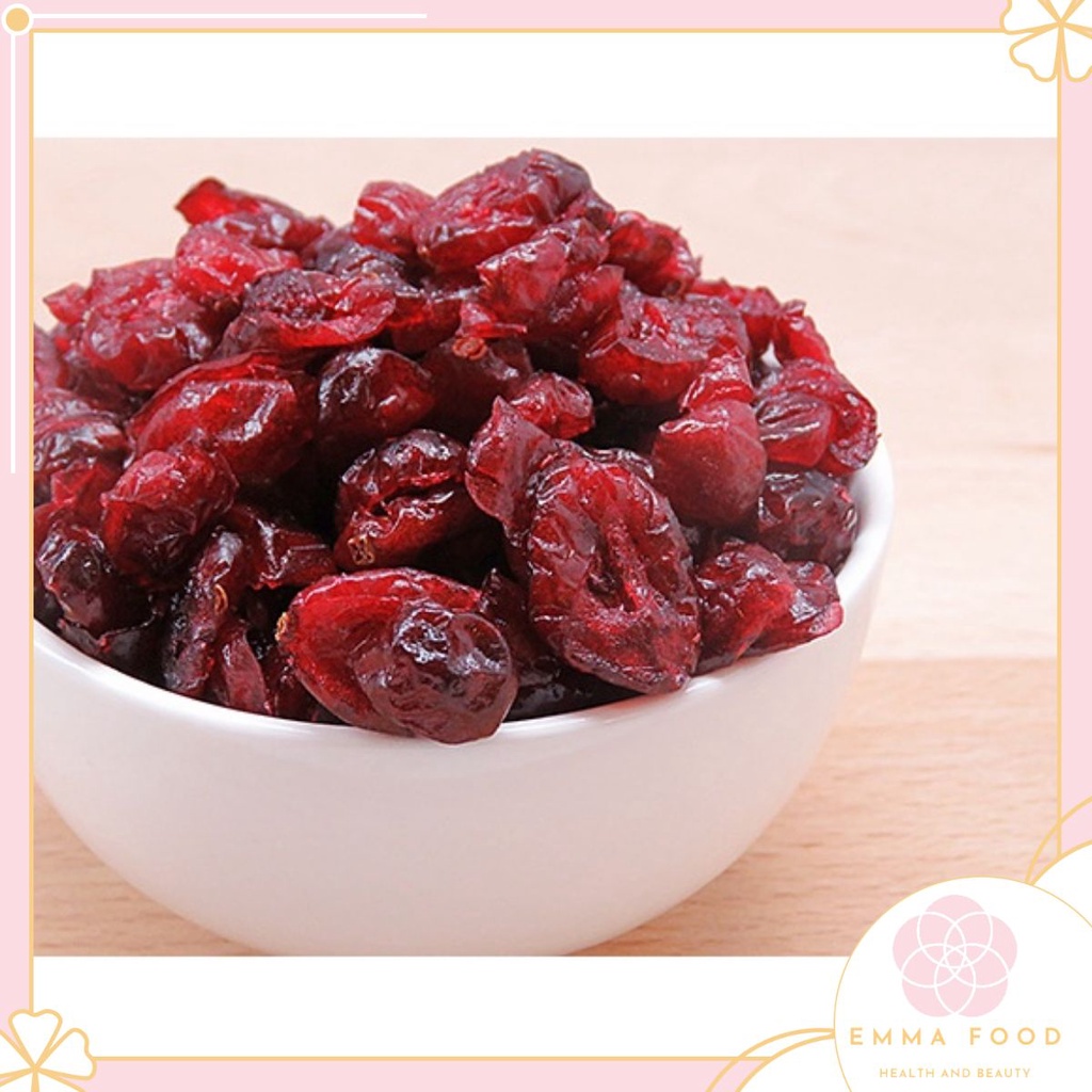 Nam việt quất sấy mọng không đường dẻo thơm EMMA Food- Ăn kiêng, Ăn vặt mẹ bầu, Giảm Cân