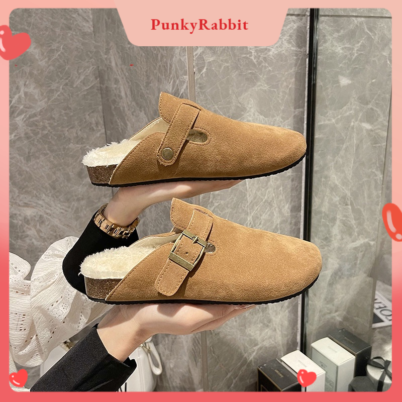 PunkyRabbit 1 Kinh Doanh Dép Mờ Nữ Thiết Kế Phẳng Chống Trơn Trượt Đế Cao Su Đi Trong Nhà Mua Sắm