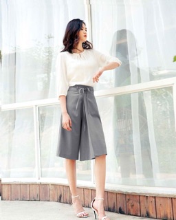 Quần Culottes Giả Váy Thiết Kế