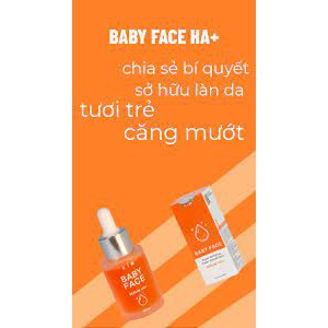 ✅ SERUM KIM BABY FACE HA+🍀🍀  SERUM KIM BABY  TINH CHẤT TRUYỀN TRẮNG KIM BABY FACE
