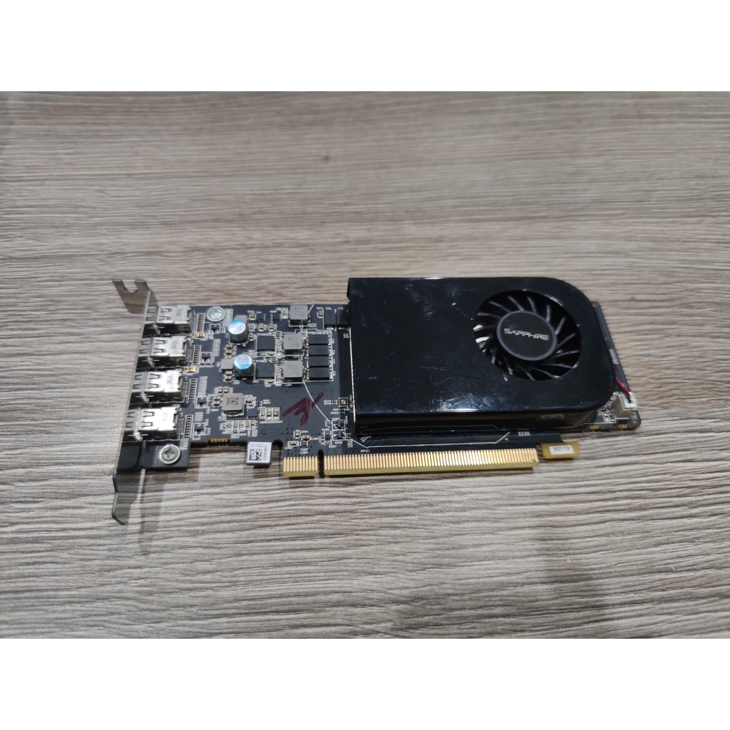 Card màn hình Sapphire Gpro 4200 4GB GDDR5 mini Display Port x 4 - Hỗ trợ xuất hình 4K, bo lùn