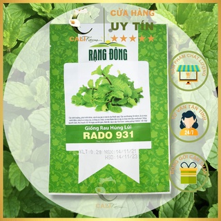 Hạt Giống Rau Húng Lủi ( Bạc Hà Âu) Rado 931 gói 0,2gr