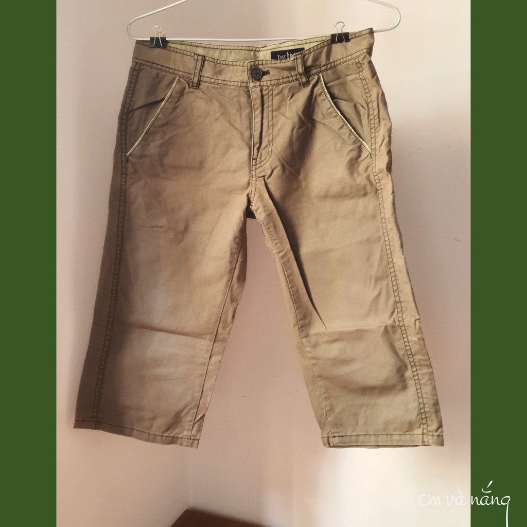Quần kaki hiệu East Boy vintage Nhật xanh lính - Em và nắng