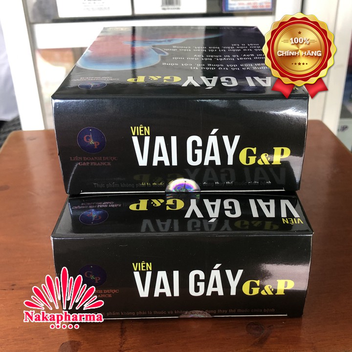 ✅ Viên Vai Gáy G&P | Hỗ trợ giảm thoái hóa đốt sống cổ, cột sống, hết đau mỏi vai gáy, bồi bổ khí huyết | Vai Gáy GP