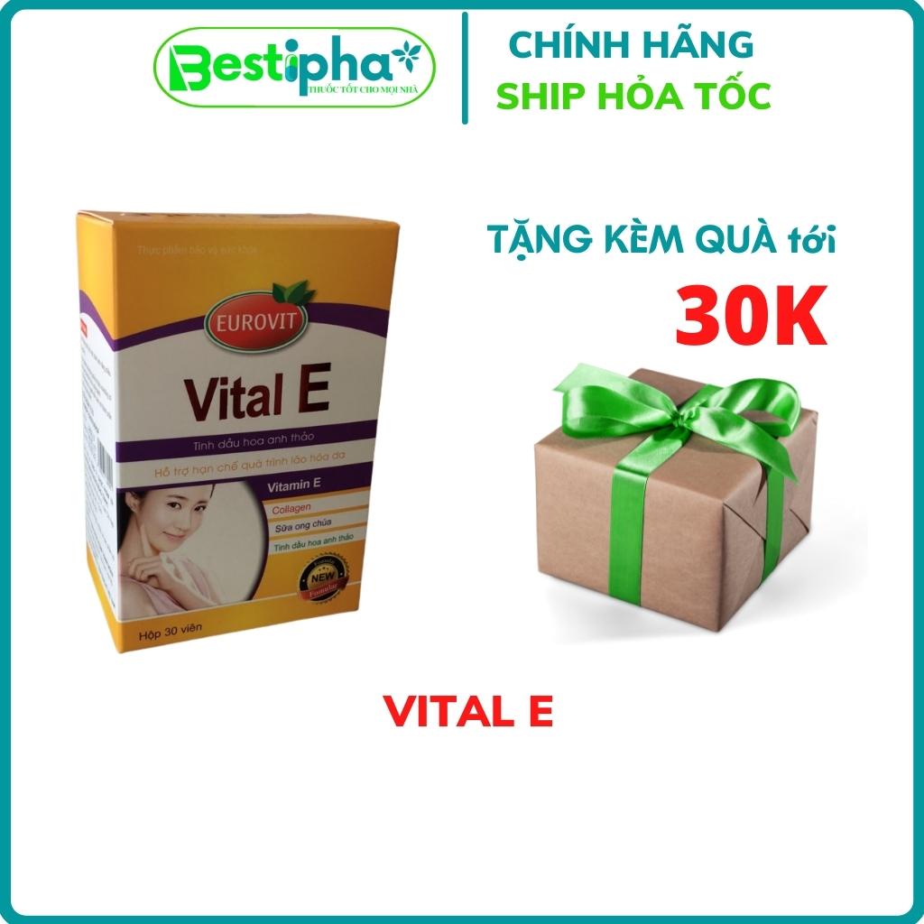 Vital E giúp giữ gin nét thanh xuân hộp 3 vỉ x 10 viên