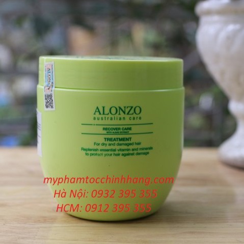 KEM HẤP PHỤC HỒI TÓC KHÔ VÀ HƯ TỔN ALONZO RECOVER CARE 500ml