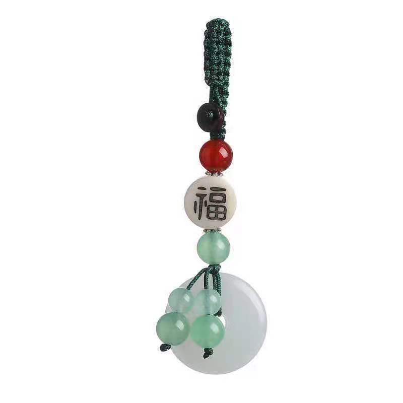 Dây treo ngọc bội pha lê phong thủy tài lộc