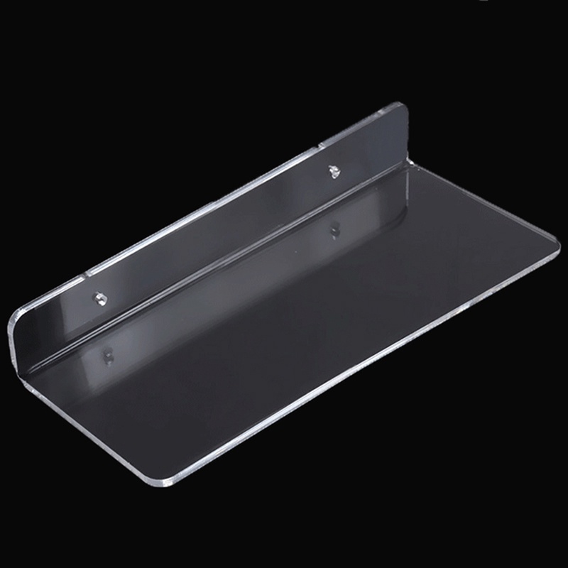 1 Kệ Nhựa acrylic Trong Suốt Gắn Tường Đựng Đồ Dùng Nhà Tắm Tiện Dụng