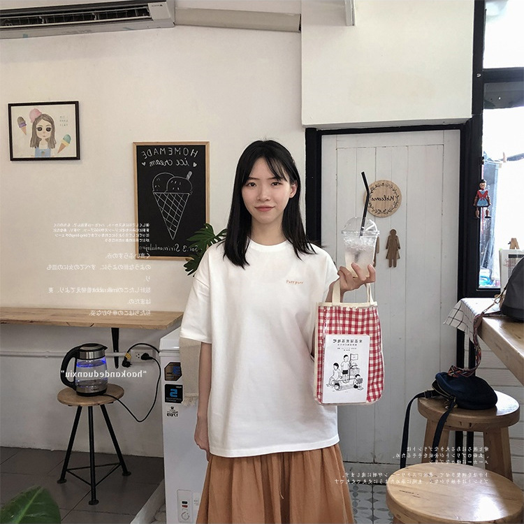 NRVP 2021 new summer Korean women's letter printing loose short-sleeved t-shirt women ins all-match top tees