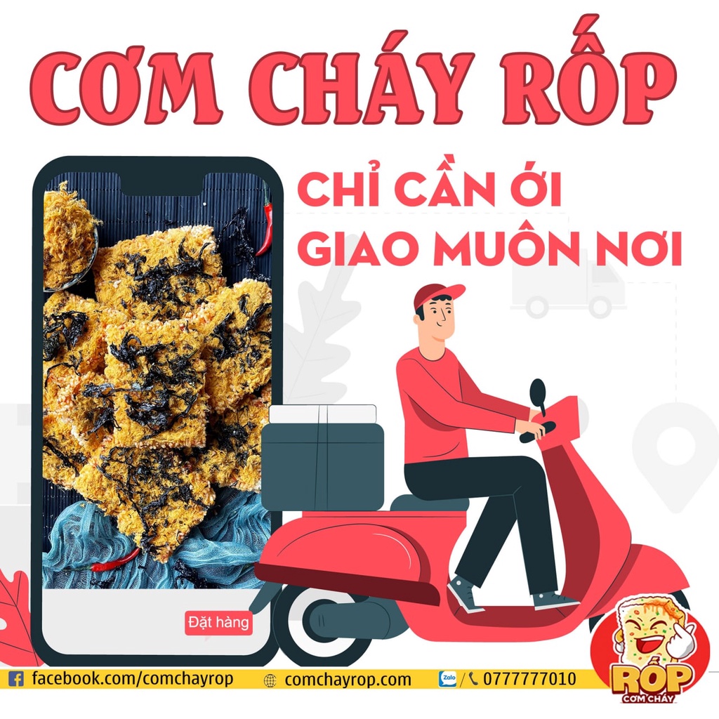 Cơm Cháy Rốp rong biển chà bông loại 250 gram