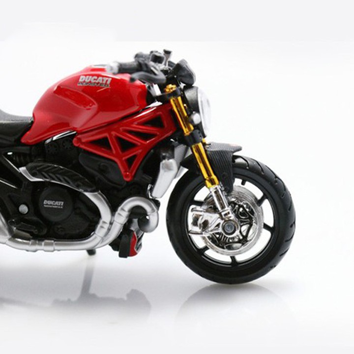 XE MÔ HÌNH - MOTO Siêu xe Ducati Monster 1200 - MAISTO tỷ lệ 1:18