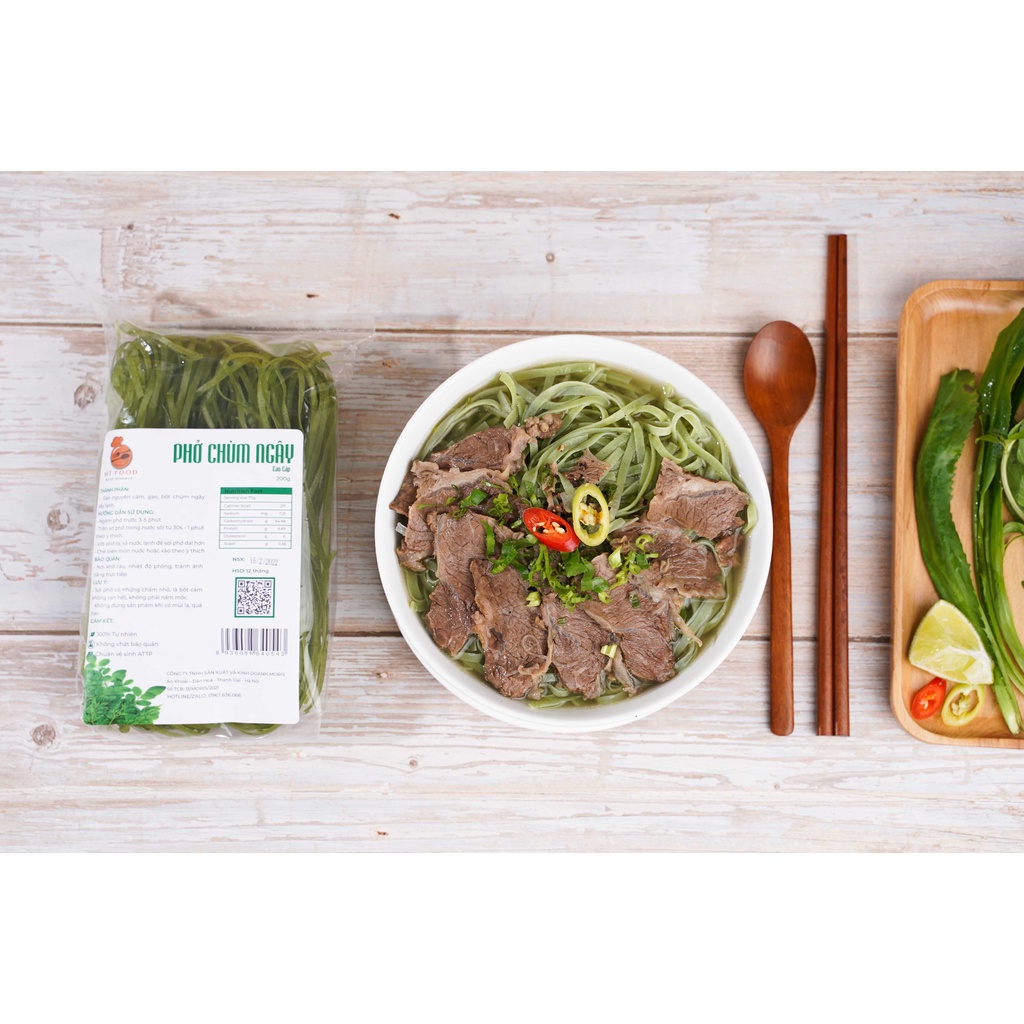 Phở CHÙM NGÂY 200Gcho bé, cho người ăn kiêng,ăn chay, eat clean, cho cả gia đình ... - Date: 2/2023 - Nhà hữu cơ