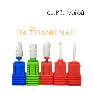 Đầu Mài Sứ Mới Dũa Phá Móng Chuyên Nghiệp. Đầu Mài Phá, Đầu Mài Mịn, Đầu Mài Khoé Loại Tốt (Lẻ Chiếc)