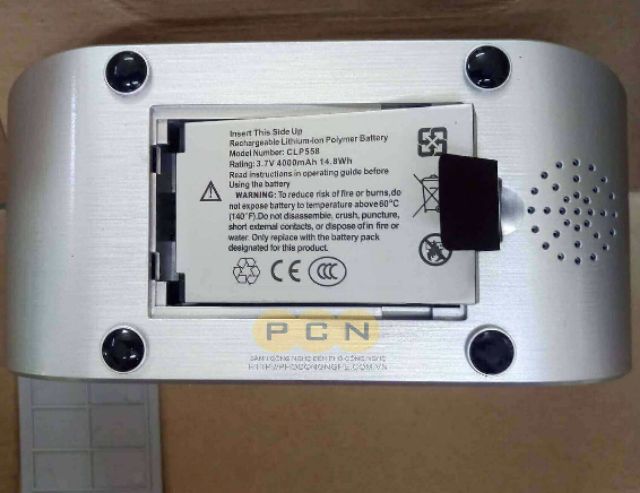 Máy chấm công Wifi ZKTeco D1 dùng Pin, kết nối không dây, phần mềm tiếng việt