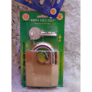 Hàng chính hãng - khoá treo đồng bấm vt0162p/ khóa chống cắt vt0162p việt tiệp