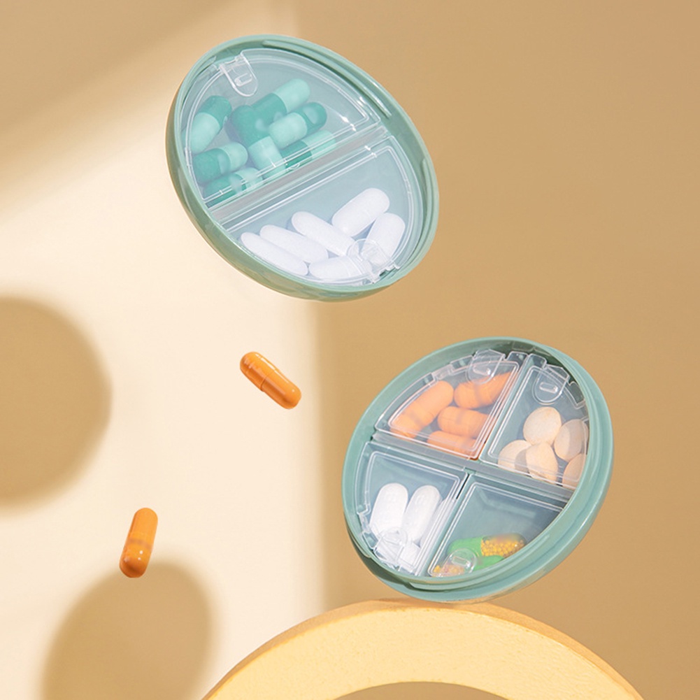 Hộp Đựng Thuốc Mini Bằng Nhựa PP Dễ Thương Tiện Dụng