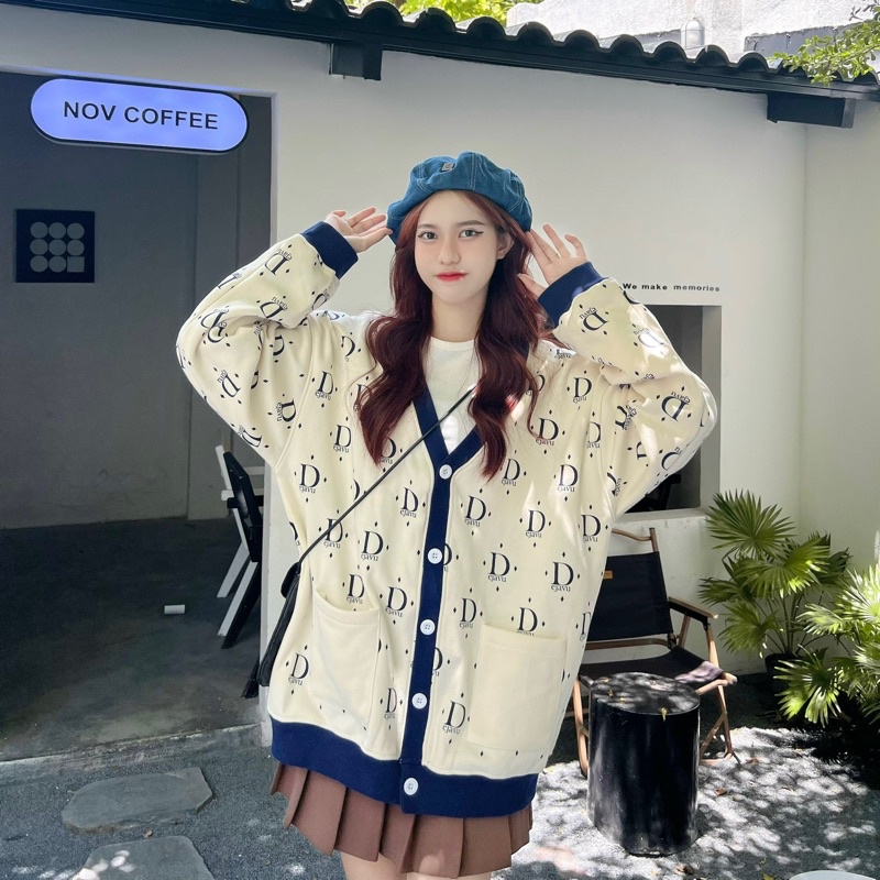 Áo khoác cardigan DEJAVU.196 Monogram