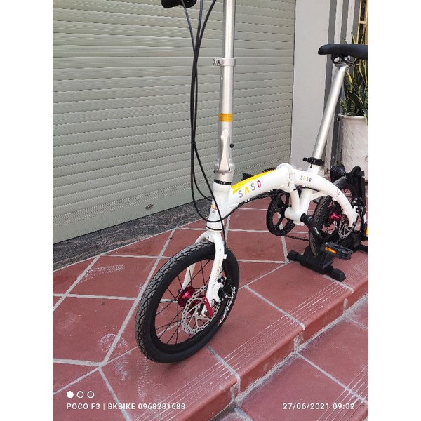 Xe Đạp Gấp Saso - Full Nhôm, Groupset Shimano 7 Speed, Bánh 16 (m25 - m75)