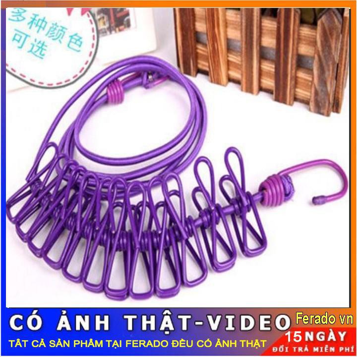 DÂY PHƠI CÓ KẸP INOX THIẾT KẾ THÔNG MINH(SHOP GIÁ SỈ)