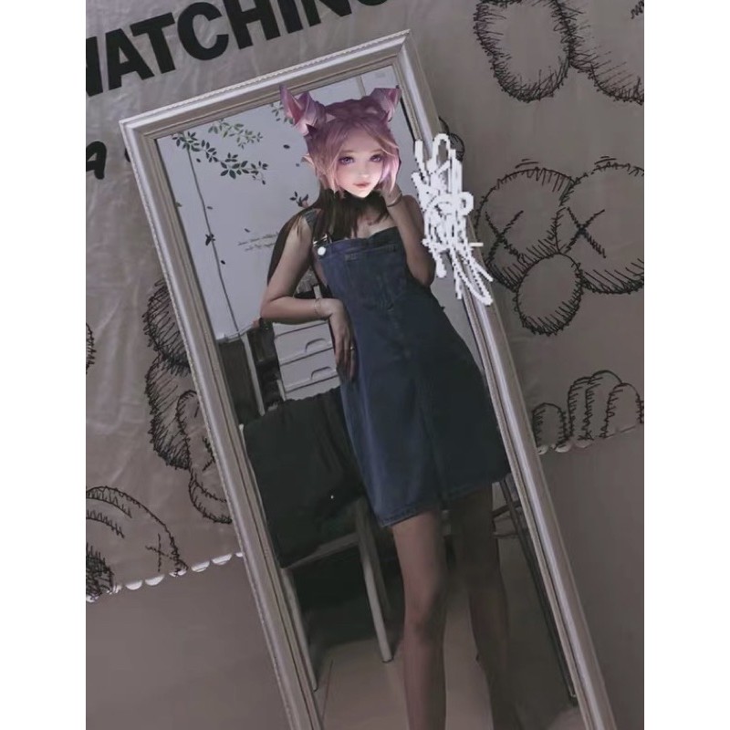 [KÈM ẢNH THẬT + SẴN] yếm váy bò túi ngực ulzzang hàn quốc | BigBuy360 - bigbuy360.vn