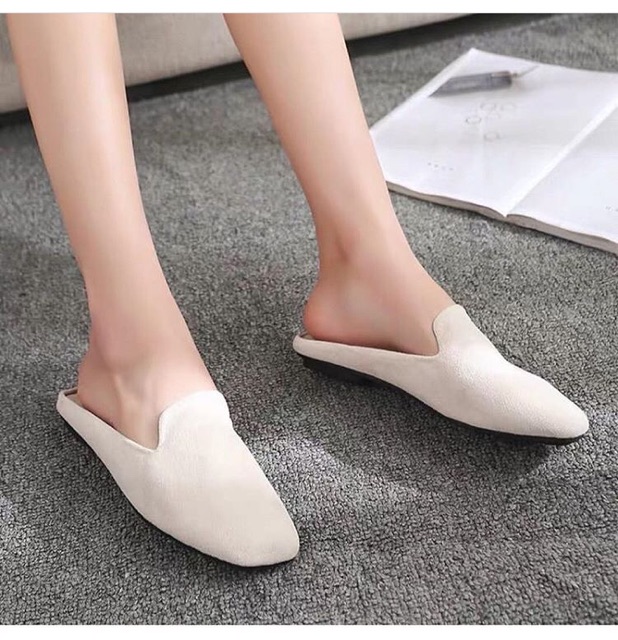 Dép nữ mùa xuân Baotou Muller giày thời trang dày sang trọng với một nửa dép mới