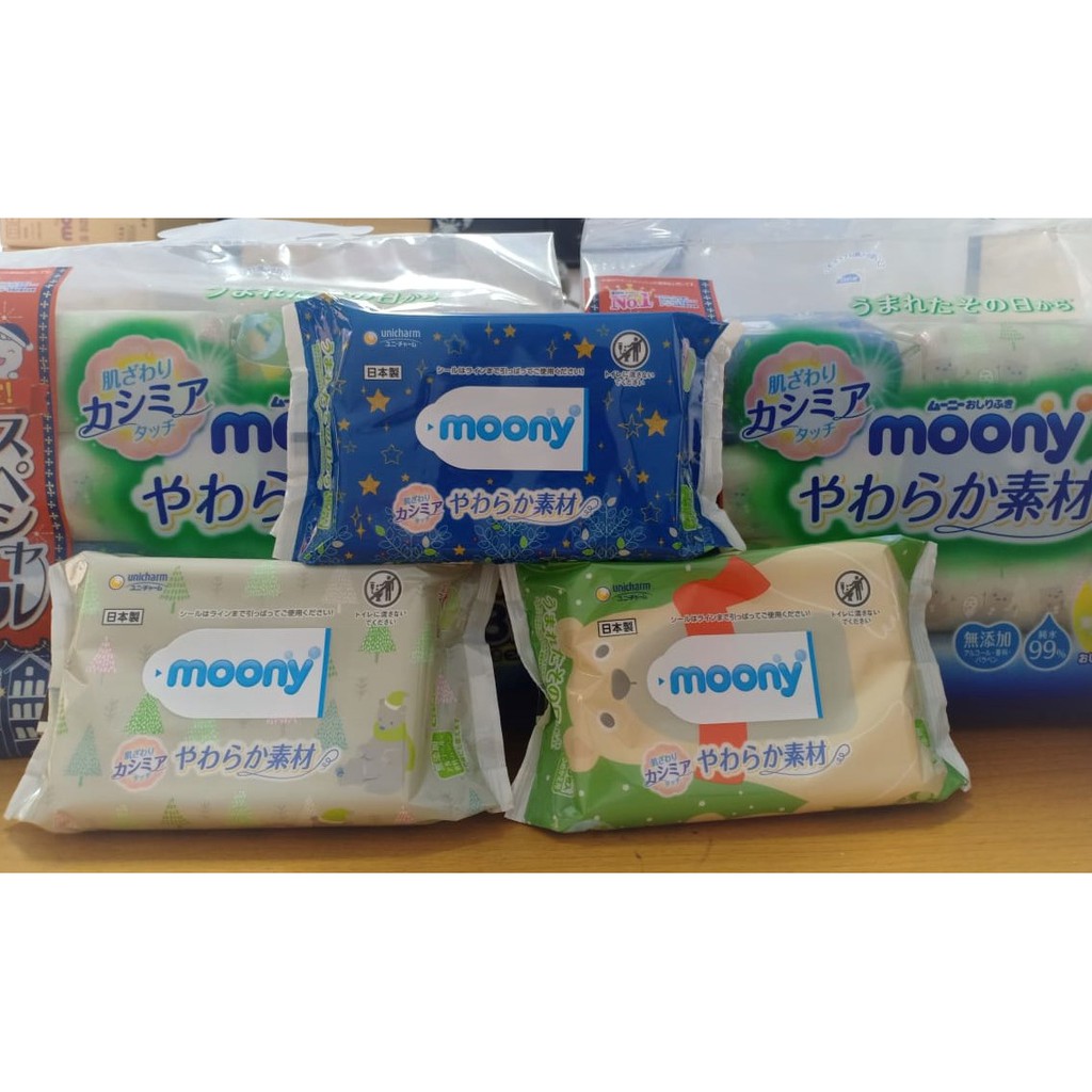 Giấy ướt Moony 80pcs