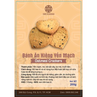 Bánh Ăn Kiêng Yến Mạch 500g