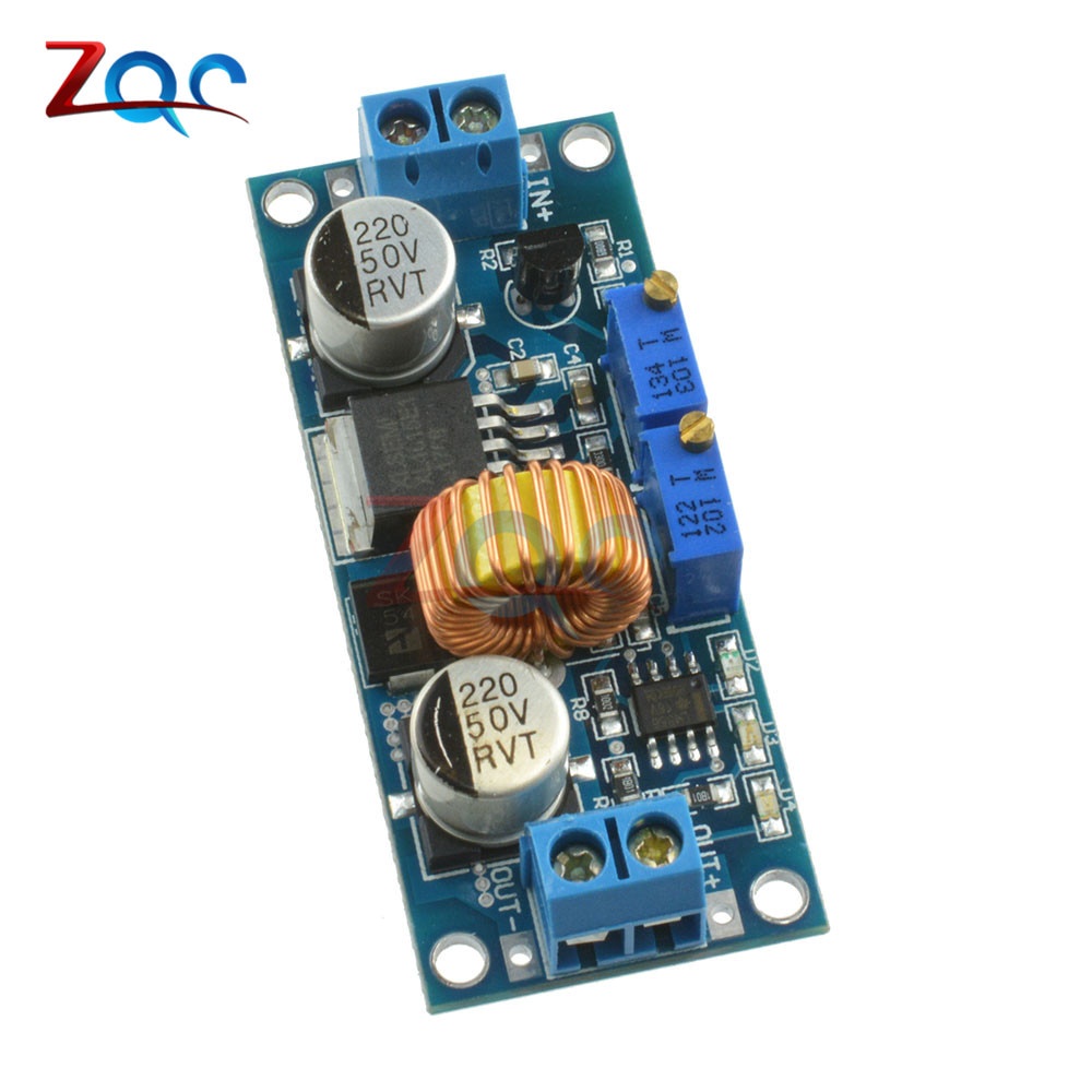 Bảng mạch hạ áp Cc/ Cv 5a Xl4015 E1 6-38v sang 1.25-36v Dc chuyên dụng