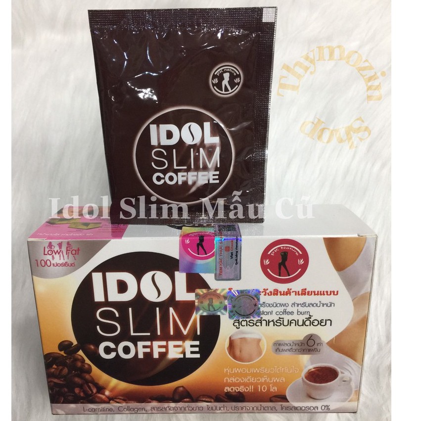 [ GIẢM 2-5KG/HỘP ] idol coffee,idol slim, cafe idol slim ,mẫu cũ - Hộp 10 gói x 15g