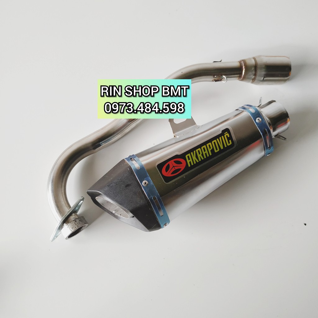 Pô Akrapovic độ Nouvo Lx