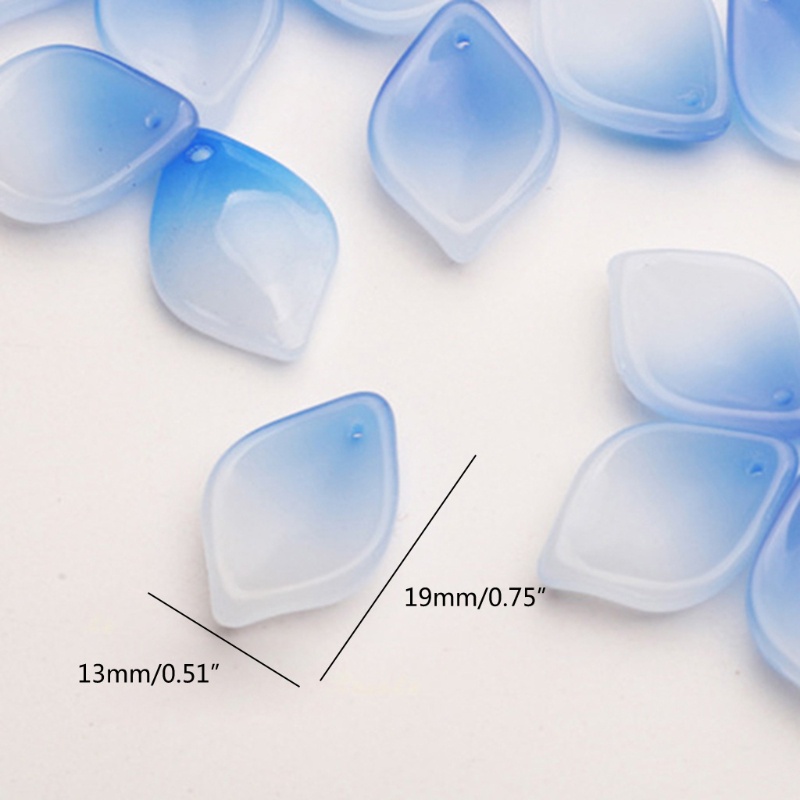 Bộ 100 Cánh Hoa Ly Thủy Tinh Trong Suốt Dùng Làm Trang Sức Diy