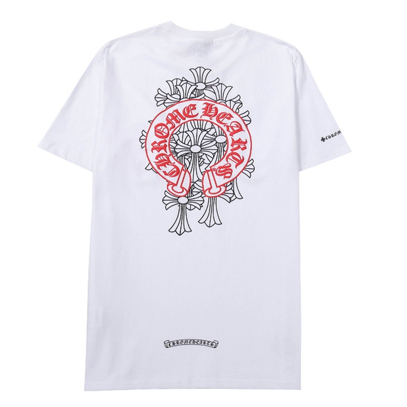 Áo Thun NgắN Tay In Chữ Chrome Hearts ThờI Trang Cho Nam Và Nữ